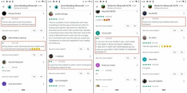 Лаборатория Касперского обнаружила поддельные моды Minecraft в Google Play