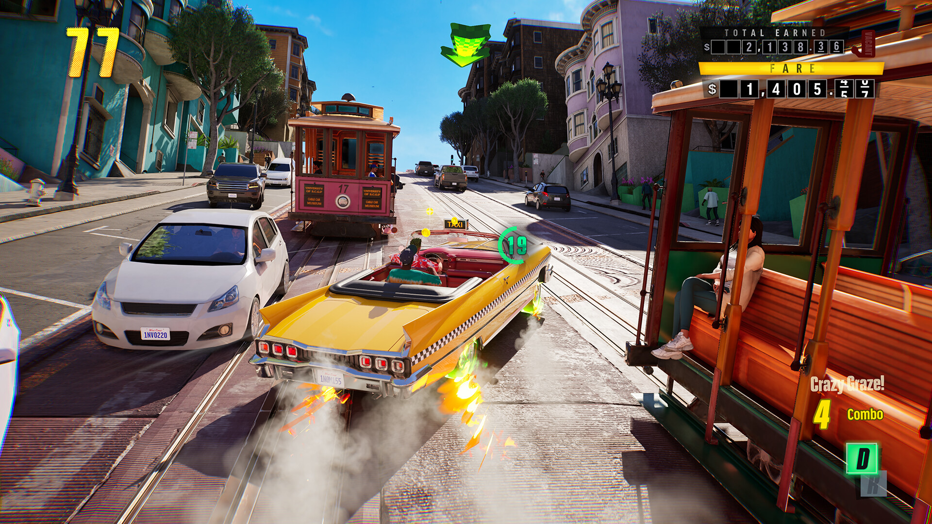 Кадр из Crazy Taxi World Tour