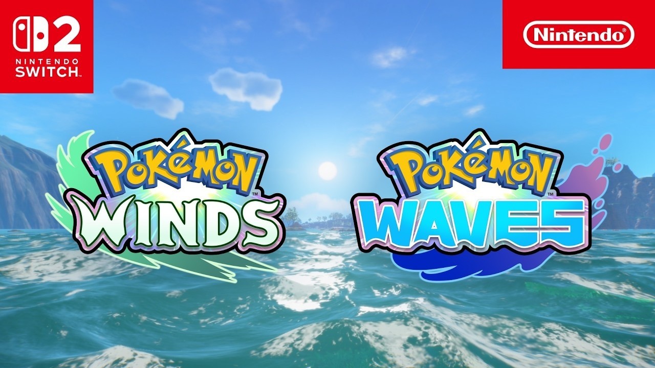 Кадр из трейлера Pokémon Winds и Pokémon Waves